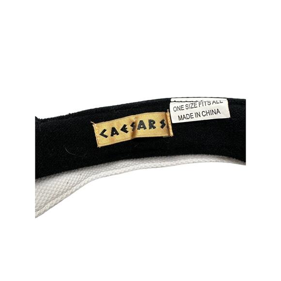 Caesars Golf Two Tone Visor Hat Cap Hat Strap Adjustable Strapback - Picture 4 of 6
